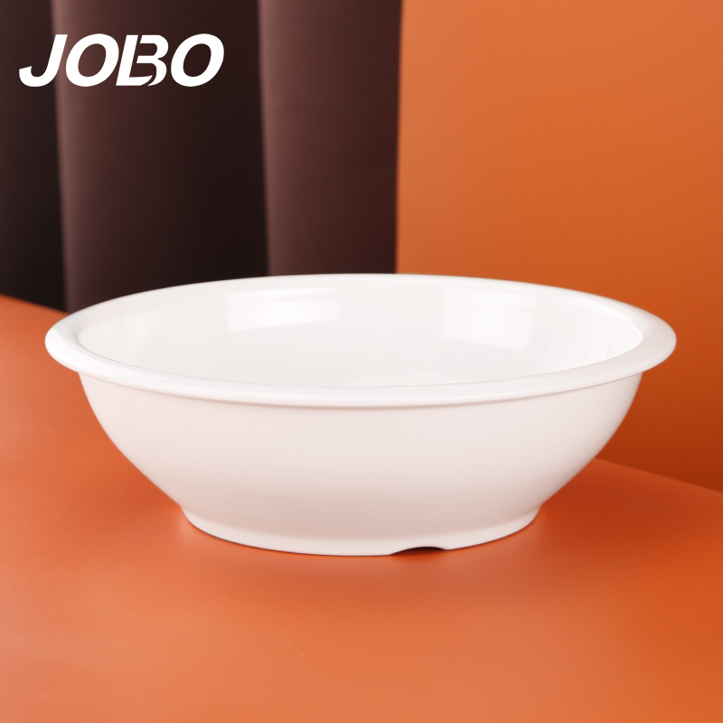 巨博(JOBO) 特厚密胺大汤碗面碗汤盆大号11英寸26.8cm 密胺餐具商用仿瓷碗