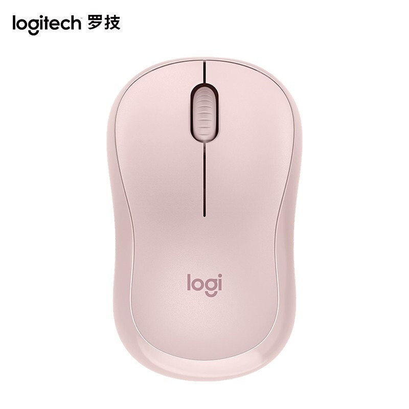 鼠标 罗技/Logitech M221 普通鼠（100-120mm） 无线 粉色