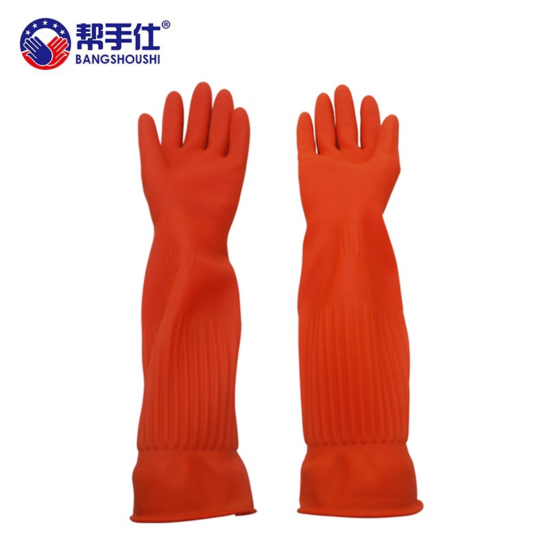 手套 帮手仕  红色 大码 基本防护 1 乳胶