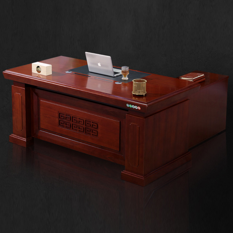 办公桌 中伟/ZHONGWEI  人造板 胡桃色 1人