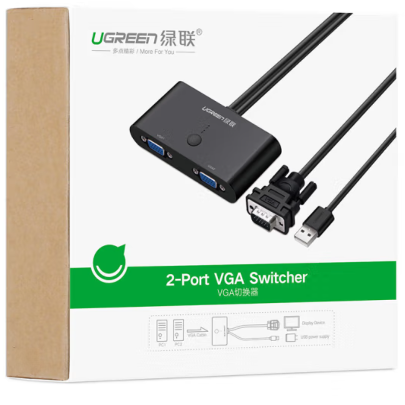 连接线/连接器/转换器 绿联/UGREEN 30711 双屏蔽 黑色