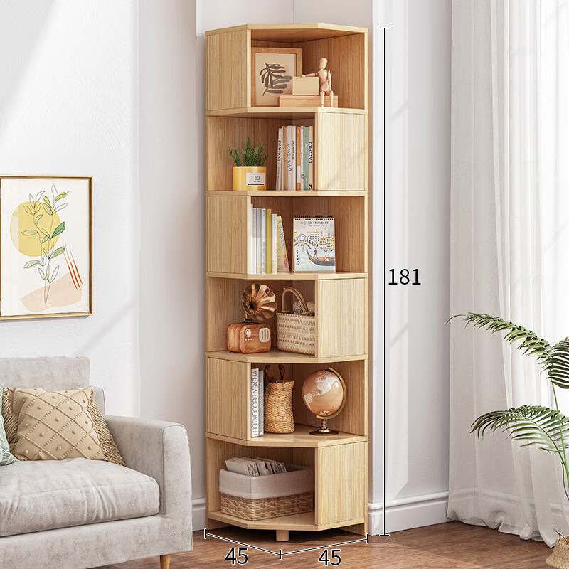 货架 中伟/ZHONGWEI SJ-31511-3 六层 人造板 原木色