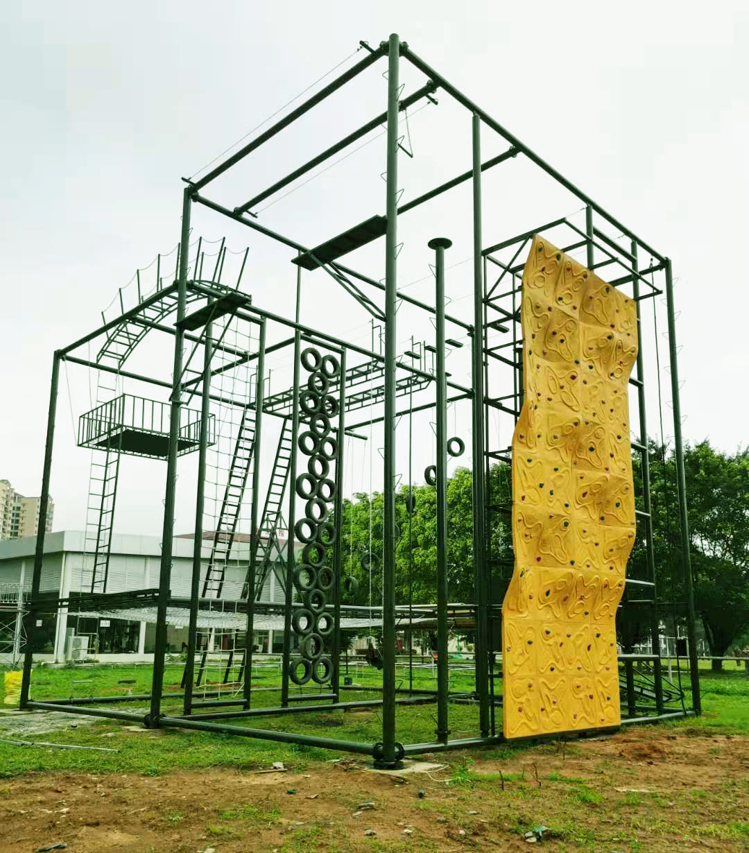 双予心理行为训练架综合型多人协作体能训练器材A型心理行为训练架