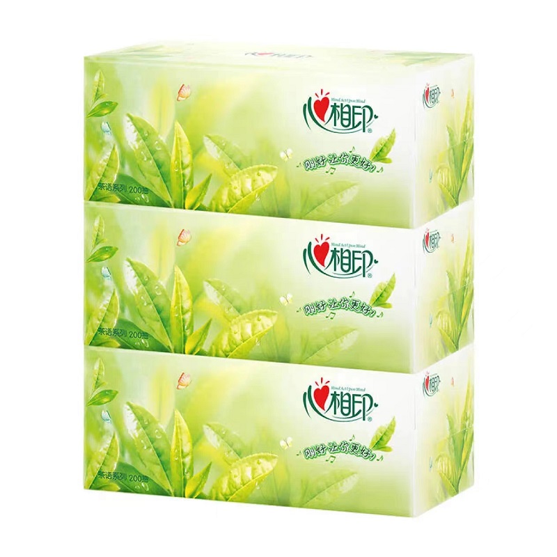 纸巾/湿巾 心相印/Mind Act Upon Mind 131-200抽 2层 71-120g 3包
