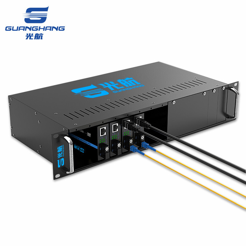 光航 光电转换器14槽机架 台式光电转换器