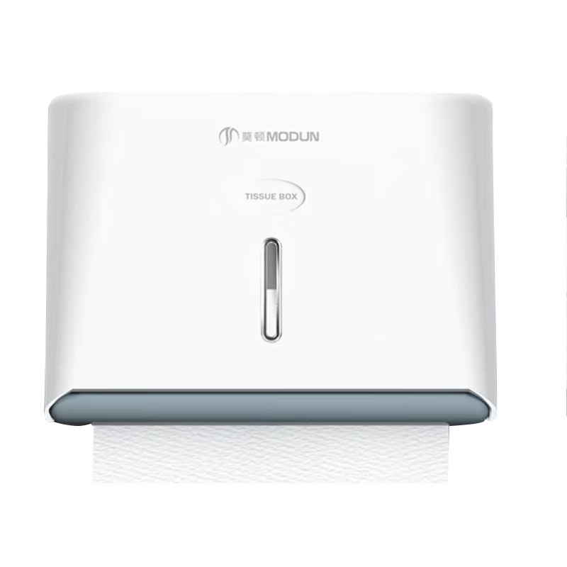 纸巾盒 莫顿/MODUN MD-5825 长方形 壁挂式 白色 1