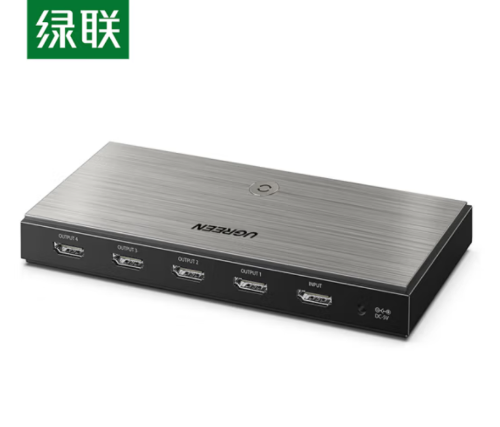 连接线/连接器/转换器 绿联/UGREEN CM187 非屏蔽 银色