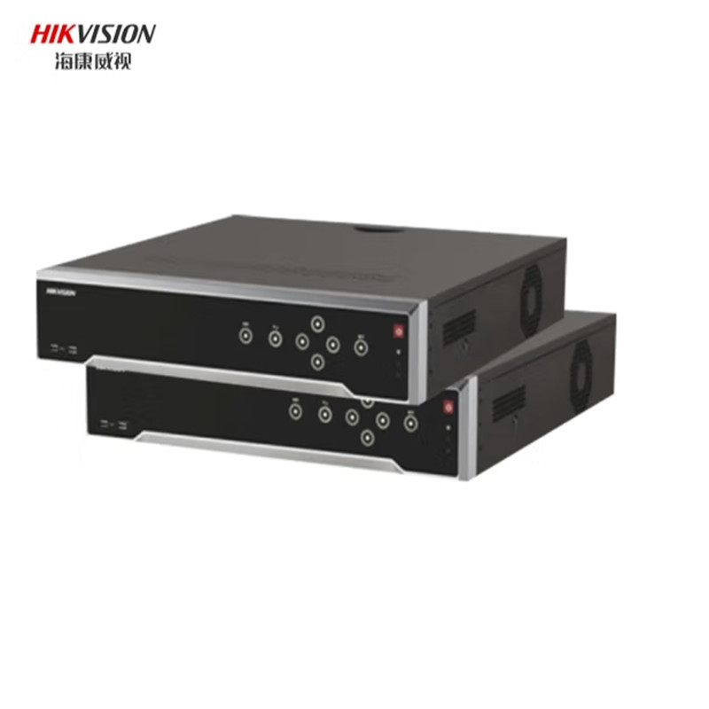 录像机 海康威视/HIKVISION DS-8664N-K8-V2  电源供电 0-300万 银灰色