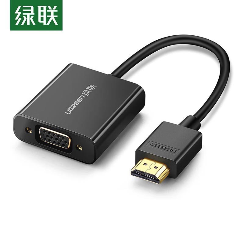 连接线/连接器/转换器 绿联/UGREEN CM157 非屏蔽 黑色