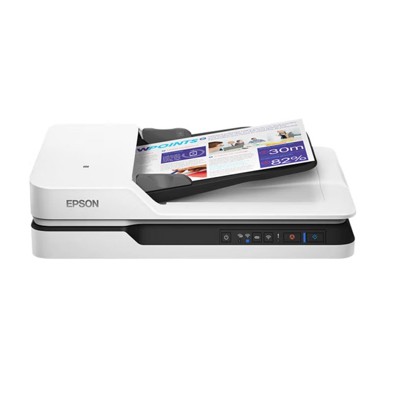 扫描仪 爱普生/EPSON DS-1660W 平板式+馈纸式 A4 USB