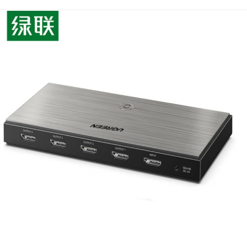 连接线/连接器/转换器 绿联/UGREEN CM187 非屏蔽 灰色