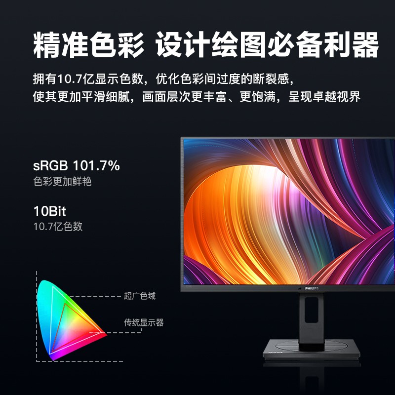 液晶显示器 飞利浦/PHILIPS 325B1LN 31.5 16:9 IPS 2560 1440 3年