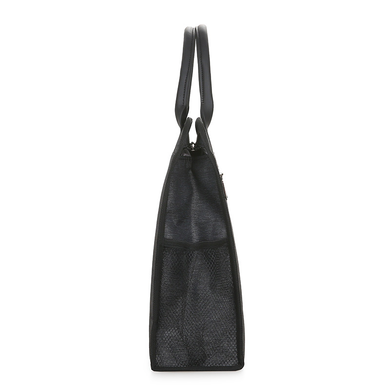 斯莫尔（SIMOER）539黑色竖款公文包男电脑包手提包 