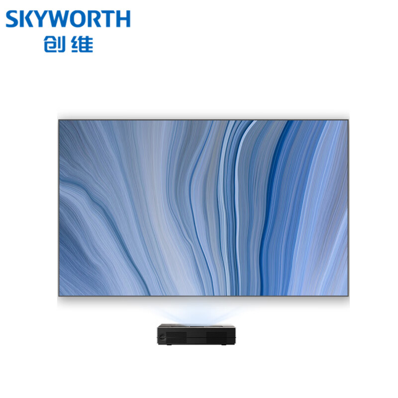 普通电视设备（电视机） 创维/Skyworth KY150B01A 超高清(8k) 150 LED 有线+无线 激光电视, 4K超清电视 黑色