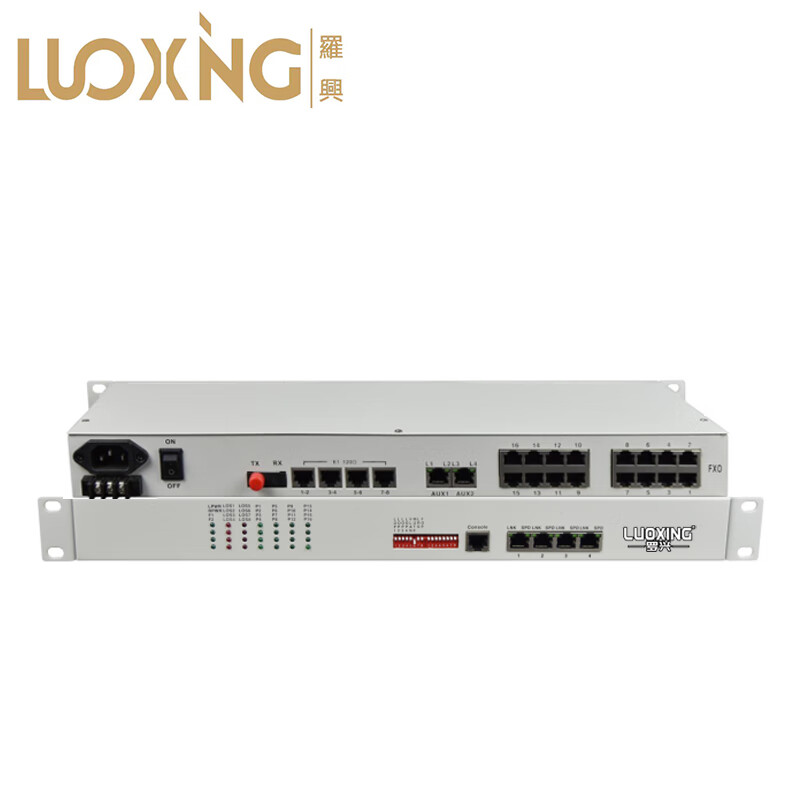 光端机 罗兴 LX-8P8E4FE 综合业务光端机