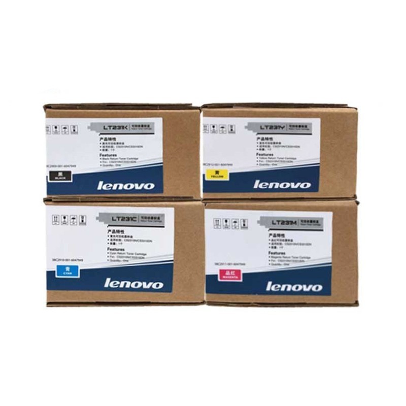 墨粉/硒鼓/油墨 联想/LENOVO LT231C/M/Y/K 墨粉 标准版 16000页 4支