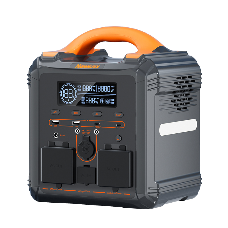 Newsmy纽曼S600快充户外电源700W功率551Wh容量露营自驾游移动储能电源