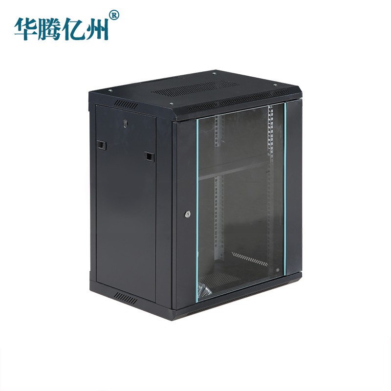 华腾亿州 MT6418S 加厚服务器网络机柜 墙柜交换机弱电监控功放家用商用18U壁挂机柜