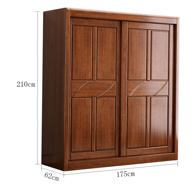 简易衣柜 中伟/ZHONGWEI 100070408883 双门 胡桃色