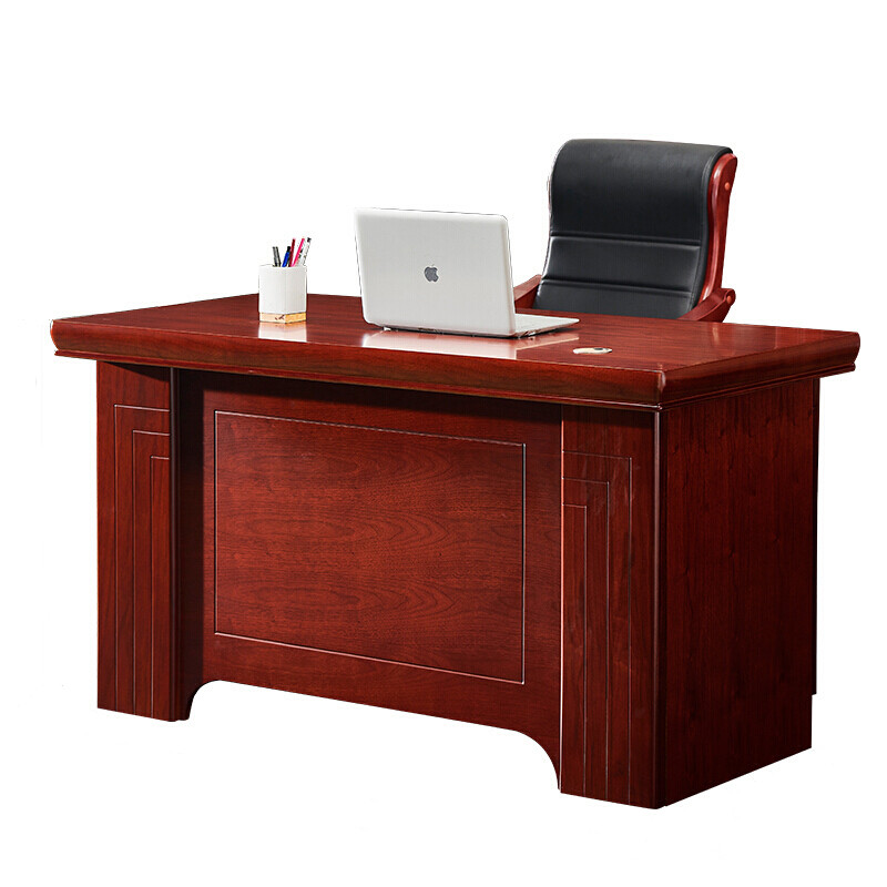 办公桌 中伟/ZHONGWEI 实木 红色 2