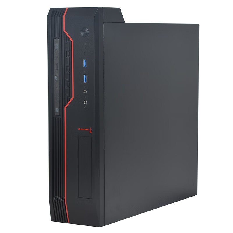 台式计算机 长城/Great Wall TD120A2 飞腾腾锐 D2000 总内存16GB 内存1条 机械4TB 固态256GB 独立显卡 2G  银河麒麟 V10  1年