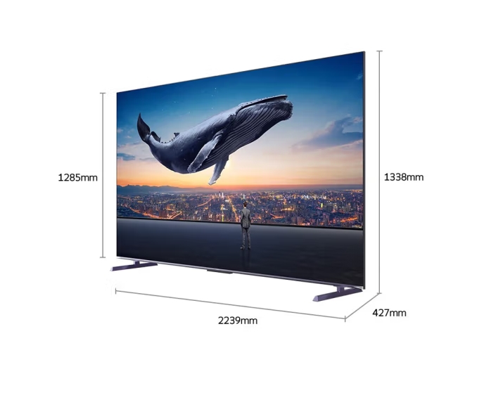 普通电视设备（电视机） 创维/Skyworth L100D 超高清(4k) 100 LED 有线+无线 平板电视 黑色