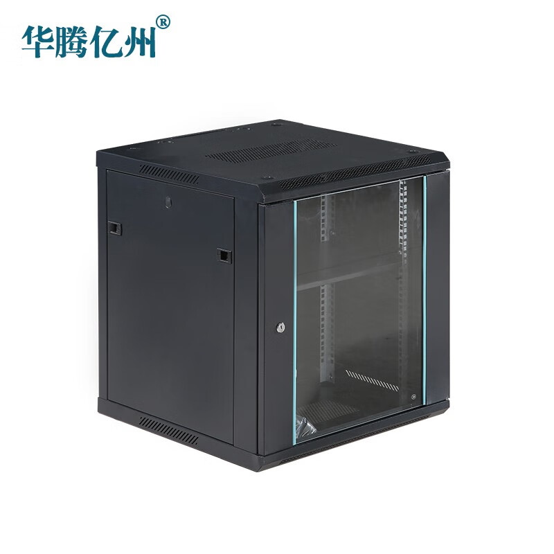 华腾亿州 MT6612 加厚加深网络机柜 墙柜交换机弱电监控功放家用商用12U壁挂小机柜