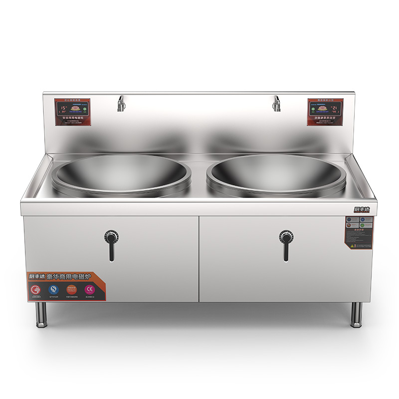 电炒灶 厨丰达 CFD-12XJ-6 双灶 旋钮式 8档