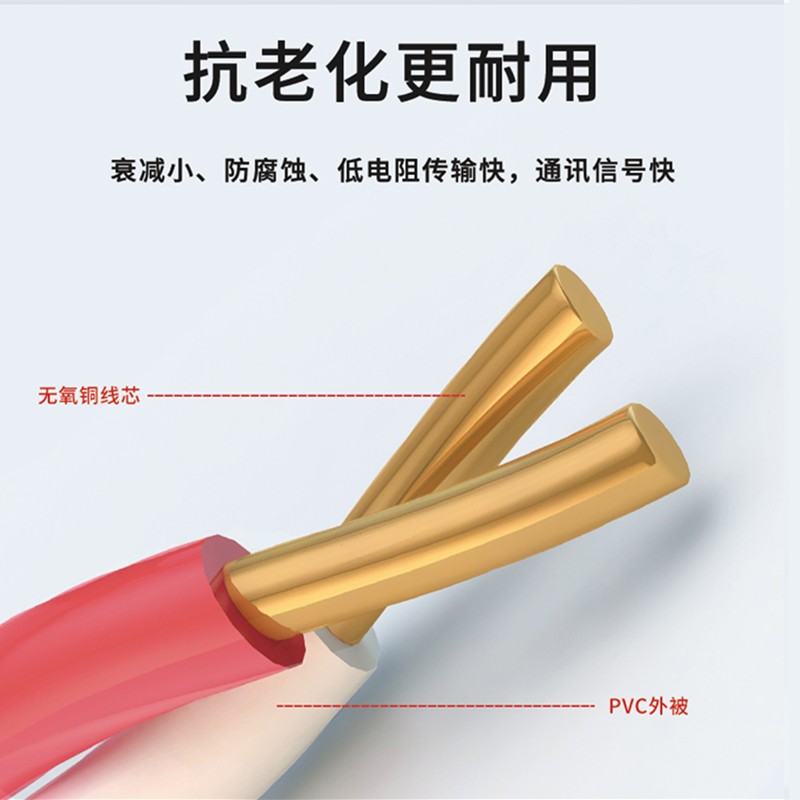 电线/电缆 思诺亿舟/SNIT SN-SH100-2C 电话线 100 非屏蔽 常规pvc