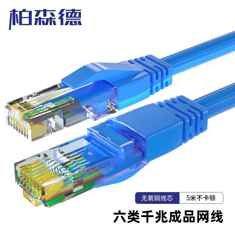网线 柏森德 BSD-L6050C 5 蓝色 非屏蔽