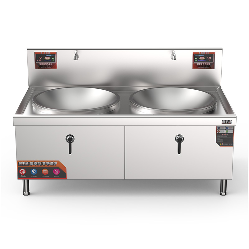 电炒灶 厨丰达 CFD-12SDP-6 双灶 旋钮式 8档