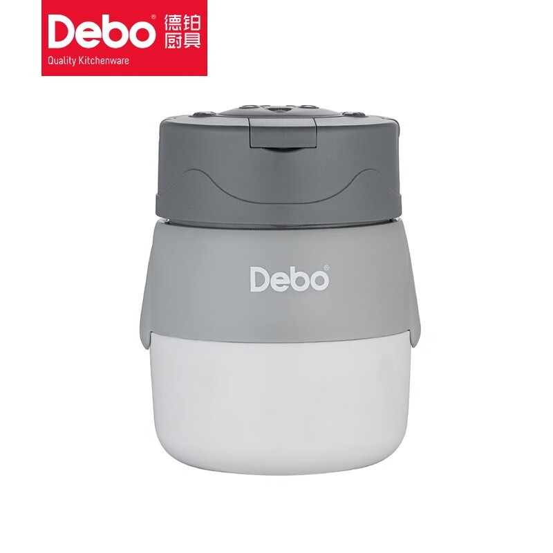 饭盒 DEBO德铂/DEBO德铂 DEP-DS379 1层 500ml 不锈钢 灰色