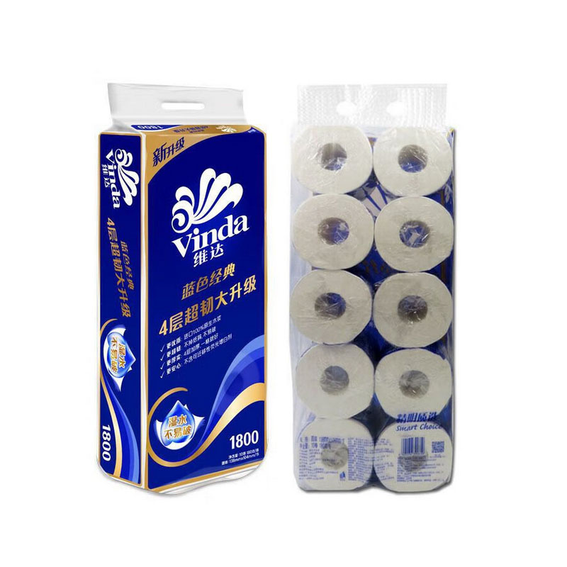 纸巾湿巾 维达/Vinda 10 4层 180g 1包