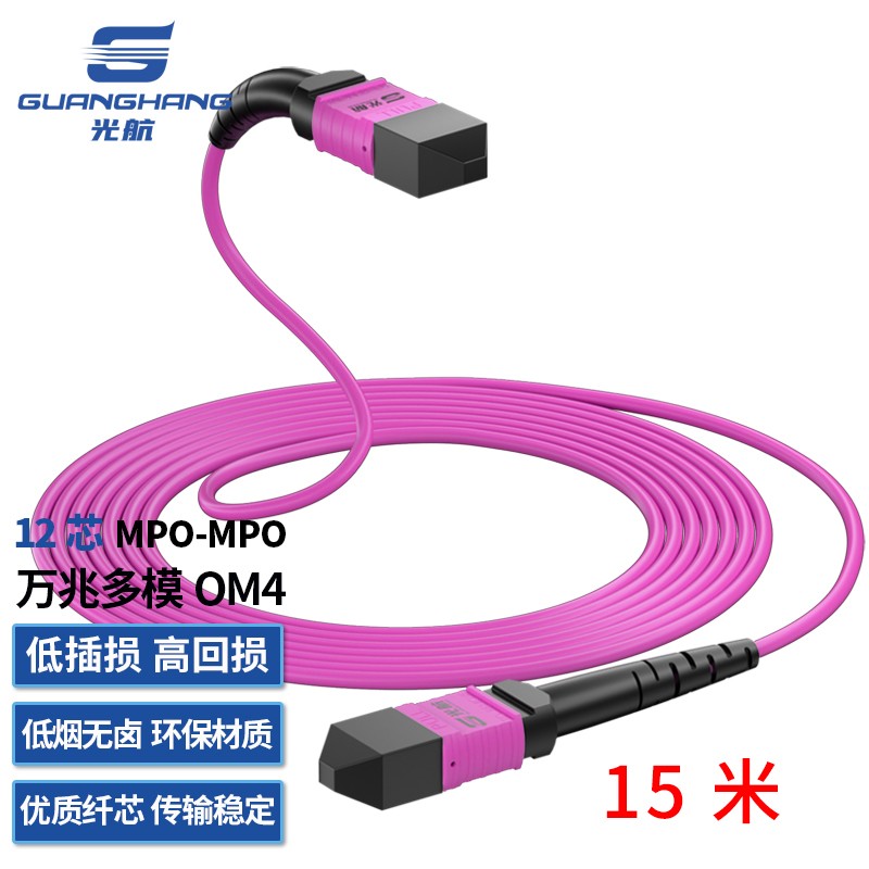 电线/电缆 光航 GH-MM15-12K 跳线 15 非屏蔽 低烟无卤