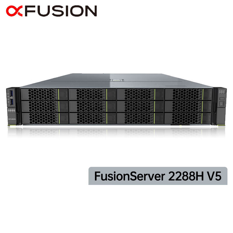 服务器 超聚变 2288HV5 机架式服务器 2U INTEL 至强银牌 2.2GHz 24核 DDR4 256GB 3.84TB*10  Linux