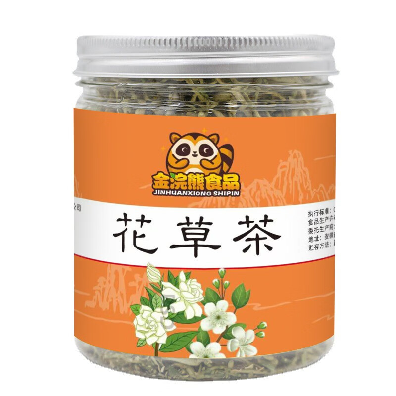 茶叶 金浣熊食品 花果茶 罐装 40 一级
