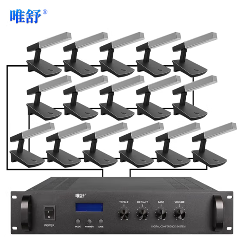 麦克风 唯舒/WSJF K-800-16 电容麦克风 有线 桌面式 16