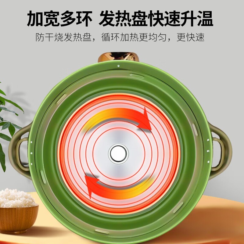 电饭煲 圣托/shentop STF-D25 电饭煲 25L 按键式 绿色