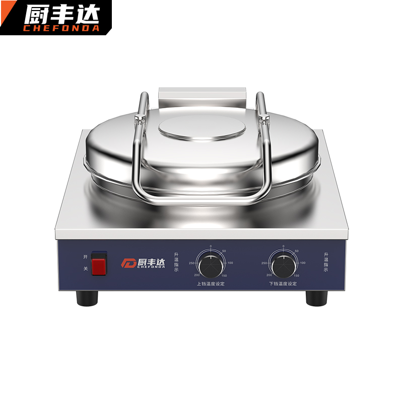 电饼铛 厨丰达 CFD-T40T 机械式 立式 一体式 圆盘