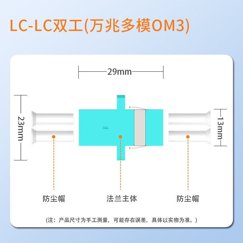 转接头 柏森德 BSD-OHQ-OM3-LC1 蓝色 PVC