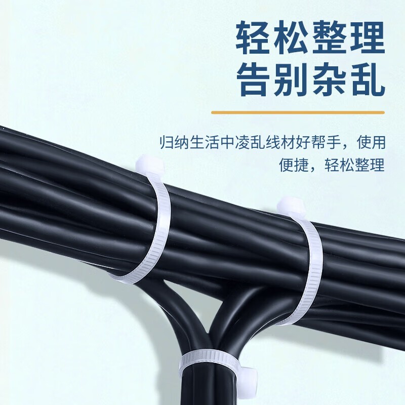 扎带 盛浦 S-ZDW-3.6*150mm 白色 100