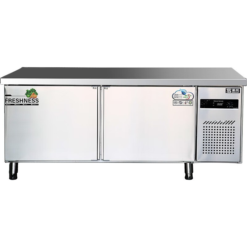 冰柜 圣托/shentop STLN-TD18 双门 480L 无级 机械控温 银色 直冷