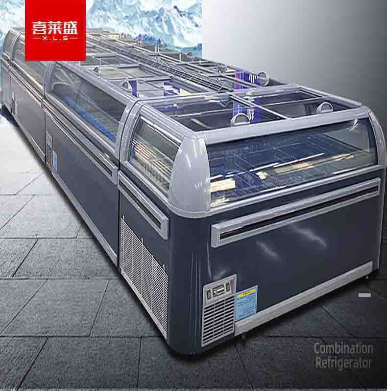 冰柜 喜莱盛 100048441805 顶开门 900L 3级 机械控温 黑色 直冷