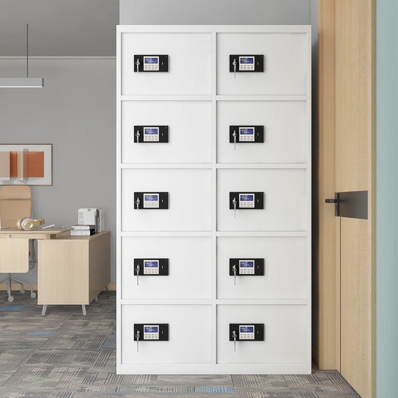 保险柜 中伟/ZHONGWEI Z-1850 十开门 钥匙, 密码