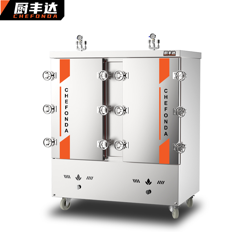 蒸饭车 厨丰达 CFD-GY6500-36RQ 机械式 36盘