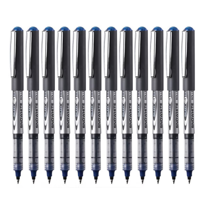 办公用笔 白雪/SNOWHITE PVR-155 0.5mm 蓝色 12