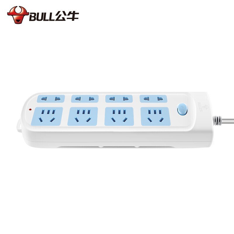 接线板 公牛/BULL GN-610 总控开关 8孔