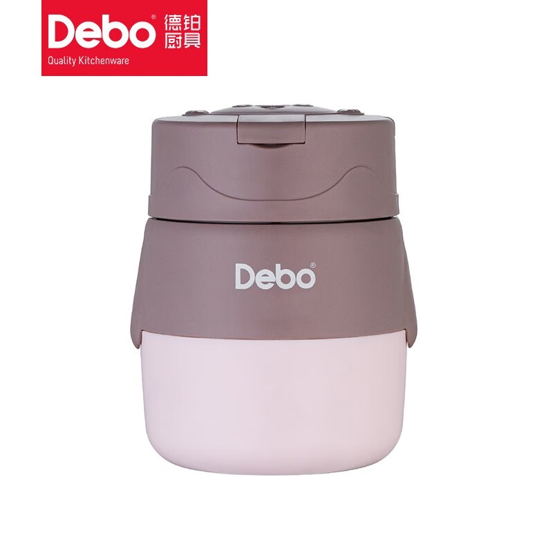 饭盒 DEBO德铂/DEBO德铂 DEP-DS379 1层 500ml 不锈钢 粉色