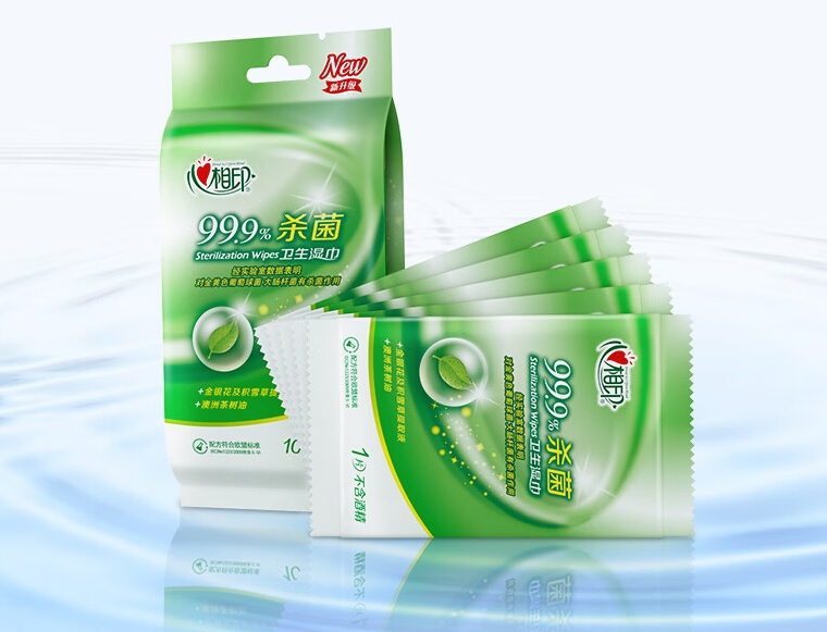 纸巾湿巾 心相印/Mind Act Upon Mind 10 1层 30g 10包