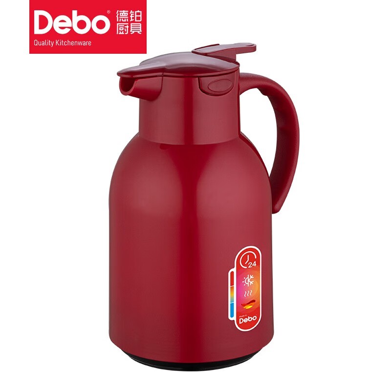 保温水壶 DEBO德铂/DEBO德铂 DEP-DS346 900ml   红色